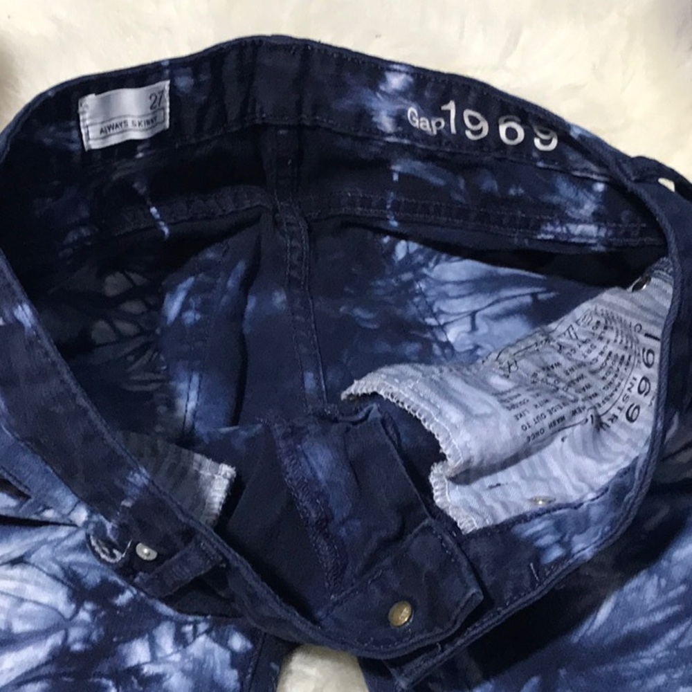 GAP 1969 Always Skinny tie die stretch jeans - Picture 7 of 9